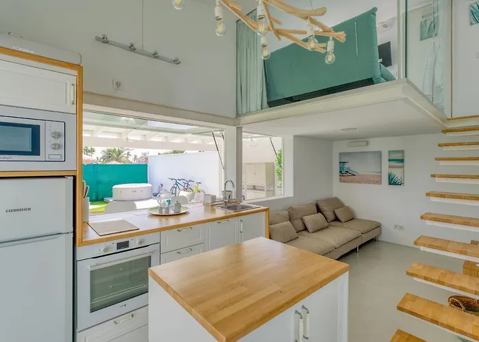 Aquarium Private Jacuzzi, 3 Bedrooms, Ac And Bikes Appartement Maspalomas (Gran Canaria)